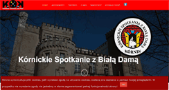 Desktop Screenshot of kornickiosrodekkultury.pl